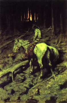  red - Apache Feuer Signal Indiana Frederic Remington